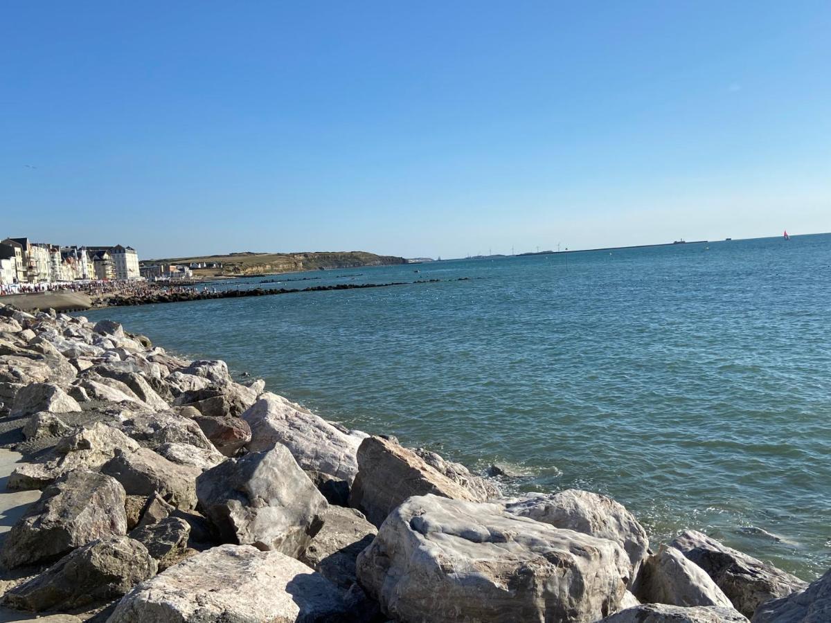 Le Bon Endroit En Bord De Mer, Vue Mer , Parking Et Wifi Wimereux Kültér fotó