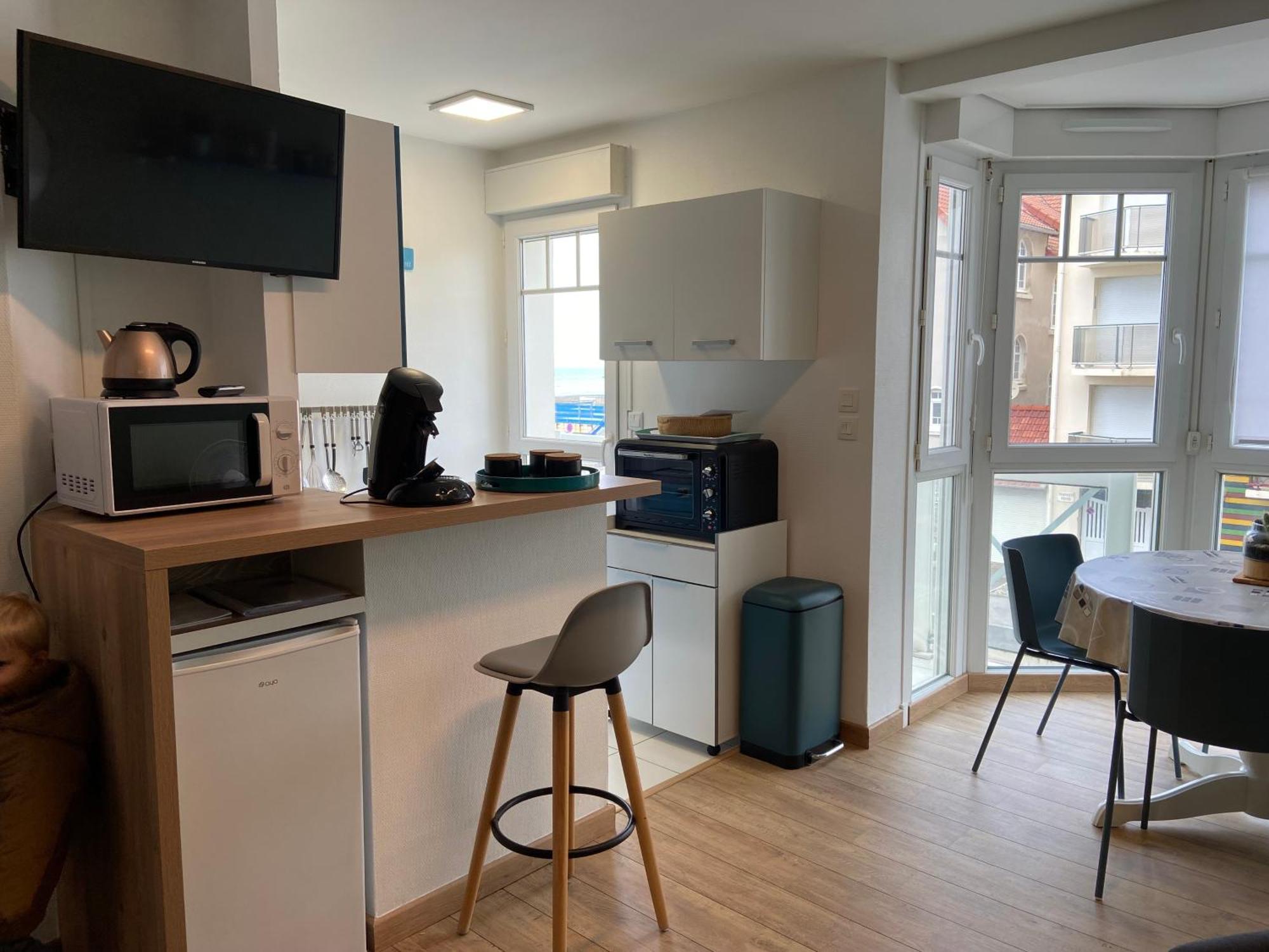 Le Bon Endroit En Bord De Mer, Vue Mer , Parking Et Wifi Wimereux Kültér fotó